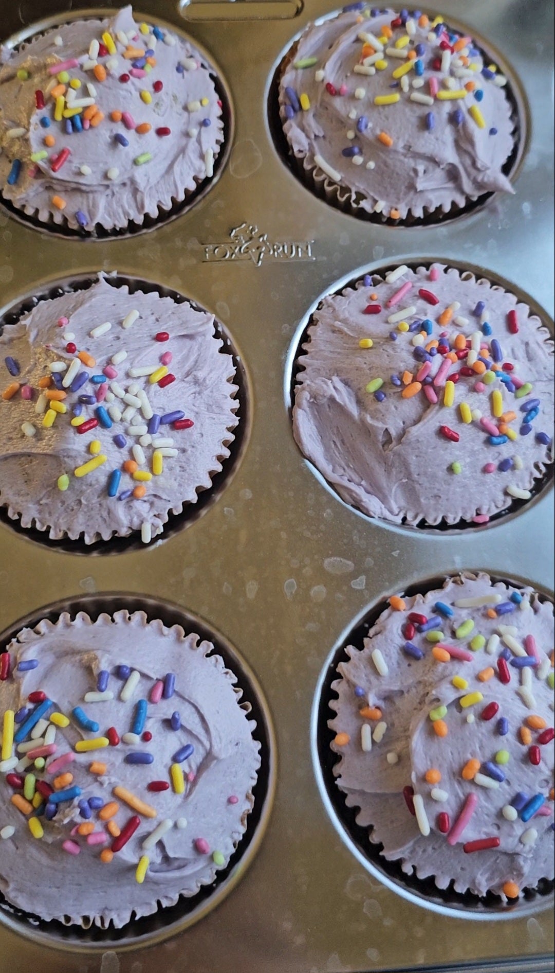 Dye Free Sourdough Discard Cupcakes