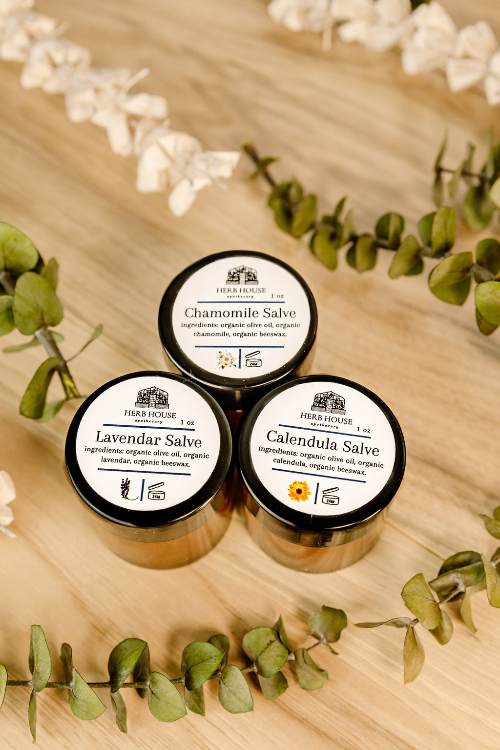 Salve Sampler Set - 3 (1oz) jars