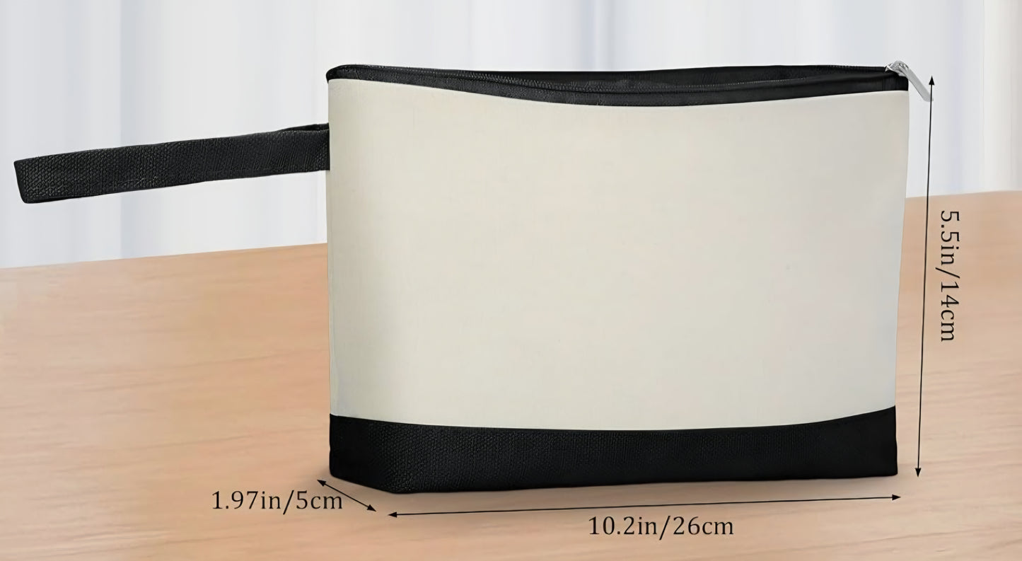 Herb House Logo Canvas Zipper Pouch