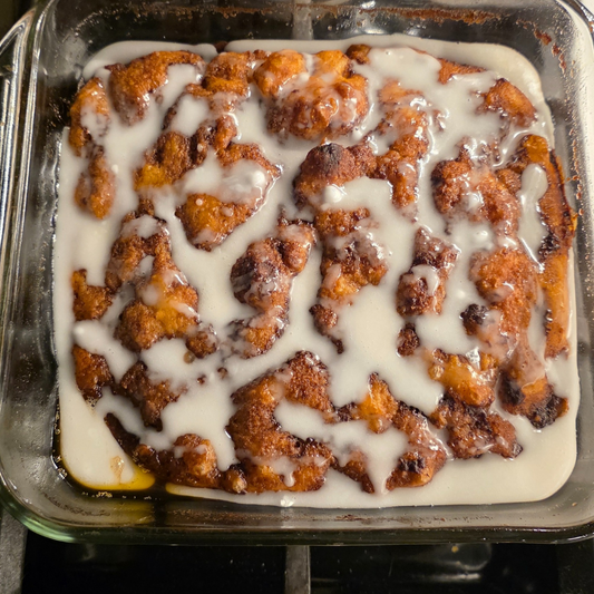 Overnight Cinnamon Roll Sourdough Focaccia