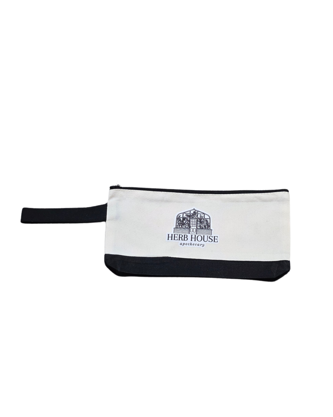 Herb House Logo Canvas Zipper Pouch